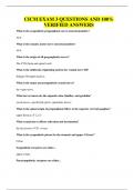 CICM EXAM 3 QUESTIONS AND 100&percnt; VERIFIED ANSWERS