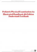 Test Bank- Pediatric Physical Examination&colon; An Illustrated Handbook 4th Edition &lpar;Karen G&period; Duderstadt&rpar;&vert; Latest Edition &vert;All Chapter
