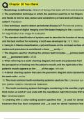 Dental Materials Exam&colon; Chapter 28 Test Bank prep questions & answers
