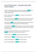 Nurs 615 Pharm Exam 1 &ndash; Maryville Latest &lpar;100&percnt;  Correct Answers&rpar;