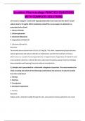 Saunders Pharmacology PRACTICE QUESTIONS WITH COMPLETE SOLUTIONS