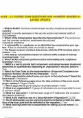 ACAS - 5&period;3 COURSE EXAM QUESTIONS AND ANSWERS GRADED A&plus; LATEST UPDATE&period;