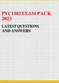 ACTUAL 2025 PYC1502 Psychology in Society  LATEST QUESTIONS AND ANSWERS
