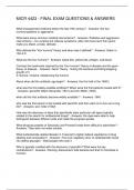 MICR 4423 - FINAL EXAM QUESTIONS & ANSWERS