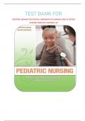 TEST BANK FOR PEDIATRIC NURSING THE CRITICAL COMPONENTS OF NURSING CARE 1ST EDITION BY RUDD COMPLETE CHAPTERS 1-22