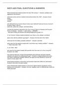 MICR 4423 FINAL QUESTIONS & ANSWERS