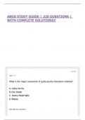 ABGD STUDY GUIDE &vert; 320 QUESTIONS &vert; WITH COMPLETE SOLUTIONS&excl;&excl;