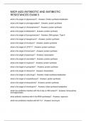 MICR 4423 ANTIBIOTIC AND ANTIBIOTIC RESISTANCES EXAM 3