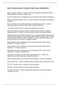 MICR 4423 EXAM 5 QUESTIONS AND ANSWERS