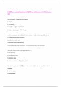 EHSM Exam 1 Study Questions with 100&percnt; Correct Answers &vert; Verified &vert;Latest 2025