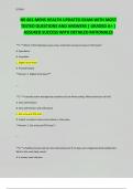 NR 661-MENS HEALTH UPDATED EXAM WITH MOST TESTED QUESTIONS AND ANSWERS &vert; GRADED A&plus; &vert; ASSURED SUCCESS WITH DETAILED RATIONALES