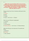 ABRET EEG EXAM NEWEST 2025 ACTUAL EXAM  TEST BANK| COMPLETE 800 REAL EXAM QUESTIONS  AND CORRECT DETAILED ANSWERS (VERIFIED  ANSWERS) ALREADY GRADED A+| ABRET EEG EXAM  PREP 2025 (BRAND NEW!!) 