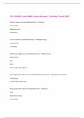 CCC1 EXAM 2 with 100&percnt; Correct Answers &vert; Verified &vert;Latest 2025