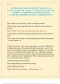 FIT BCBA MOCK EXAM NEWEST 2025&sol; 2026 ACTUAL  EXAM&vert; COMPLETE 200 REAL EXAM QUESTIONS AND  CORRECT DETAILED ANSWERS &lpar;VERIFIED  ANSWERS&rpar; ALREADY GRADED A&plus; &lpar;BRAND NEW&excl;&excl;&rpar;