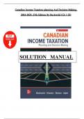 Solution Manual for Canadian Income Taxation Planning and Decision Making&comma; &comma; 27th Edition by Bill Buckwold Chapter 1-23