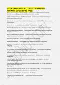 C-EFM EXAM WITH ALL CORRECT & VERIFIED ANSWERS &lpar;UPDATED TO PASS&rpar;