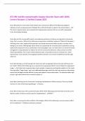 ATI&colon; RN real life mental health&colon; bipolar disorder Exam with 100&percnt; Correct Answers &vert; Verified &vert;Latest 2025