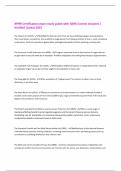 APHR Certification exam study guide with 100&percnt; Correct Answers &vert; Verified &vert;Latest 2025