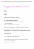 Advanced Dysrhythmias Exam with 100&percnt; Correct Answers &vert; Verified &vert;Latest 2025