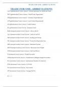 TRADE FOR SME&colon; ABBREVIATIONS