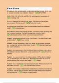 EMT Final Exam Questions and Correct Answers &lpar;100&percnt; COMPLETE ANSWERS&rpar; ALREADY GRADED A&plus; &vert; 100&percnt; satisfaction guarantee with complete solutions&comma; all Answers Included &lpar;Latest update&rpar; 2025&sol;2026&excl;&excl;&excl;