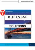 Solution Manual for Business Its Legal&comma; Ethical&comma; and Global Environment&comma; 12th Edition by Marianne M&period; Jennings