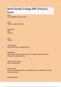 NORTH SEATTLE COLLEGE EMT ENTRANCE EXAM QUESTIONS AND CORRECT ANSWERS &lpar;100&percnt; COMPLETE ANSWERS&rpar; ALREADY GRADED A&plus; &vert; 100&percnt; SATISFACTION GUARANTEE WITH COMPLETE SOLUTIONS&comma; ALL ANSWERS INCLUDED &lpar;LATEST UPDATE&rpar; 2025&sol;2026&excl;&excl;&excl;