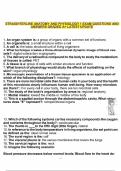 STRAIGHTERLINE ANATOMY AND PHYSIOLOGY 1 EXAM QUESTIONS AND ANSWERS GRADED A&plus; LATEST UPDATE