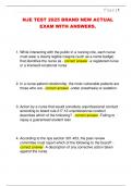 NJE TEST 2025 BRAND NEW ACTUAL  EXAM WITH ANSWERS&period;