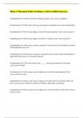 Phase 1 Wisconsin Police Academy &vert;&vert; with Certified Answers&period;