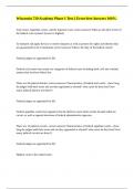 Wisconsin 720 Academy Phase 1 Test &vert;&vert; Error-free Answers 100&percnt;&period;