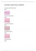 AH3 EXAM 1QUESTIONS & ANSWERS