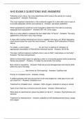 AH3 EXAM 2 QUESTIONS AND ANSWERS