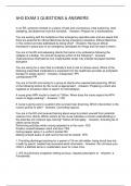 AH3 EXAM 3 QUESTIONS & ANSWERS