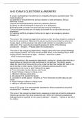 AH3 EXAM 3 QUESTIONS & ANSWERS