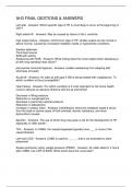 AH3 FINAL QESTIONS & ANSWERS