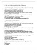 AH3 TEST 1 QUESTIONS AND ANSWERS
