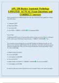 APL 250 Beaker Anatomic Pathology  UPDATED  ACTUAL Exam Questions and  CORRECT Answers 