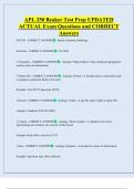 APL 250 Beaker Test Prep UPDATED   ACTUAL Exam Questions and CORRECT  Answers 