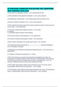 AZ CERTIFIED CAREGIVER EVALUATION TEST QUESTIONS AND ANSWERS 2025&sol;2026