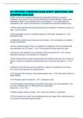 AZ CERTIFIED CAREGIVER EXAM SCRIPT QUESTIONS AND ANSWERS 2025&sol;2026