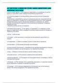 AZ CERTIFIED CAREGIVER STUDY GUIDE QUESTIONS AND ANSWERS 2025&sol;2026