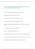 BTM 200&colon; Fundamentals of Information Technology Final Exam with 100&percnt; Correct Answers &vert; Verified &vert;Latest version 2025