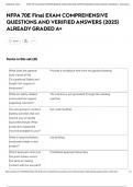 NFPA 70E Final EXAM COMPREHENSIVE QUESTIONS AND VERIFIED ANSWERS &lpar;2025&rpar; ALREADY GRADED A&plus;