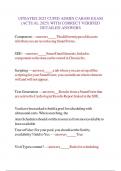 UPDATED 2025 CUPID ADMIN CAR400 EXAM &lpar;ACTUAL 2025&rpar; WITH CORRECT VERIFIED DETAILED ANSWERS