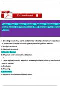 National Pesticide Applicator Certification Core Manual Practice Exam Latest 2025 Questions and Answers &lpar;2025 &sol; 2026&rpar; &lpar;Verified Answers&rpar;
