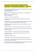 CALIFORNIA COSMETOLOGY EXAMINATION TEST QUESTIONS AND ANSWERS GUARANTEE A&plus; 2025&sol;2026