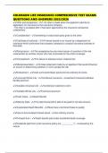 COLORADO LIFE INSURANCE COMPREHESIVE TEST EXAMS QUESTIONS AND ANSWERS 2025&sol;2026