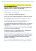 COLORADO LIFE INSURANCE EXAMS SCRIPT QUESTIONS AND ANSWERS 2025&sol;2026