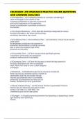 COLORADO LIFE INSURANCE PRACTICE EXAMS QUESTIONS AND ANSWERS 2025&sol;2026